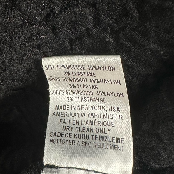 Opening Ceremony Dress Mini Bodycon Fitted Black Cocktail Party Sexy Size Small - Picture 6 of 6